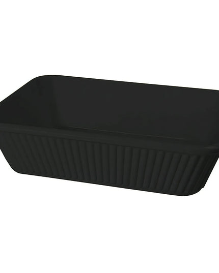 Khay Hầm Chữ Nhật Melamine Đen GET ML-177-BK 2.84 l