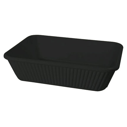 Khay Hầm Chữ Nhật Melamine Đen GET ML-177-BK 2.84 l