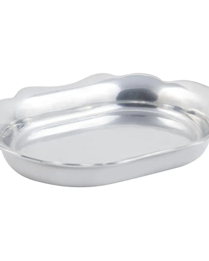 Khay Hứng Nước Làm Lạnh Rượu Bon Chef 4028 - 14.9 x 20.3 cm, Nhôm, Hoàn Thiện Pewter Glo