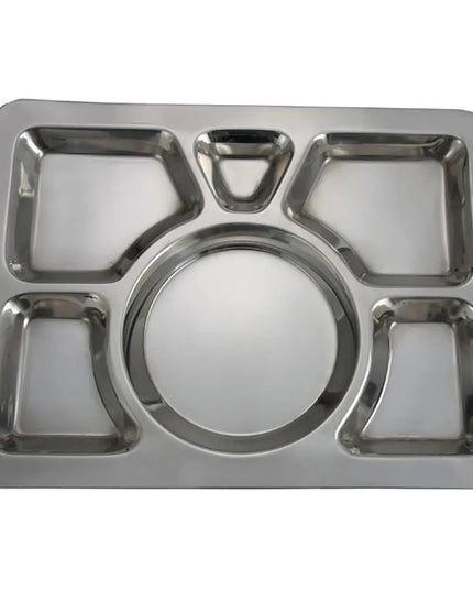 Khay Inox Hình Chữ Nhật Winco SMT-1 6 Ngăn, 39.4 x 29.2 cm