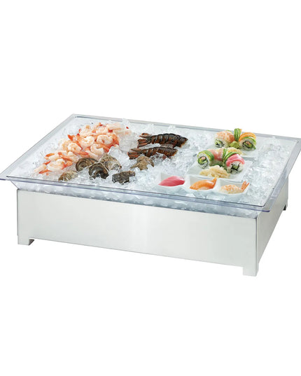 Khay Làm Lạnh Chữ Nhật Cal-Mil 3033-55 52.1 cm x 52.1 cm x 21.6 cm, Inox