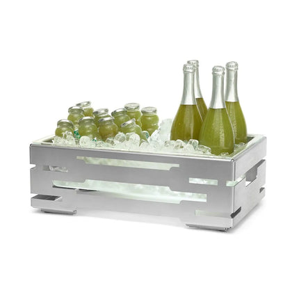 Khay Làm Lạnh Chữ Nhật Rosseto SM243 54.9 cm x 34.5 cm x 17.8 cm, Inox