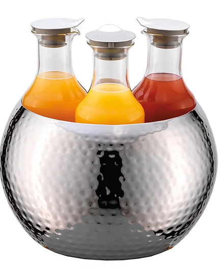 Khay Làm Lạnh Tròn GET Frilich® Carafine 3147063 Đường Kính 32 cm, Cao 32.8 cm, Inox
