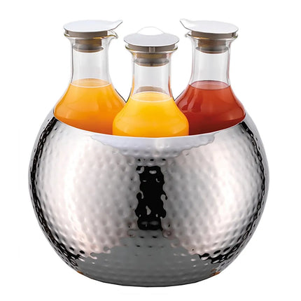 Khay Làm Lạnh Tròn GET Frilich® Carafine 3147063 Đường Kính 32 cm, Cao 32.8 cm, Inox