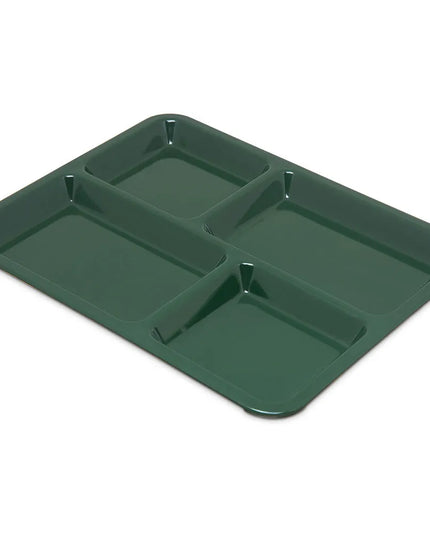 Khay Melamine Chữ Nhật Carlisle KL44408 4 Ngăn 27.9 x 21.6 cm Màu Xanh Rừng