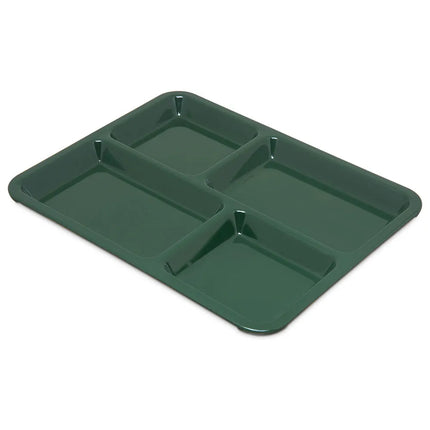 Khay Melamine Chữ Nhật Carlisle KL44408 4 Ngăn 27.9 x 21.6 cm Màu Xanh Rừng