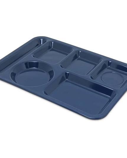 Khay Melamine Chữ Nhật Chia 6 Ngăn Carlisle 4398050 35.6 cm x 25.4 cm Màu Xanh Đậm