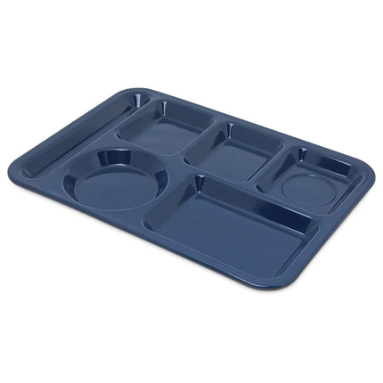 Khay Melamine Chữ Nhật Chia 6 Ngăn Carlisle 4398050 35.6 cm x 25.4 cm Màu Xanh Đậm