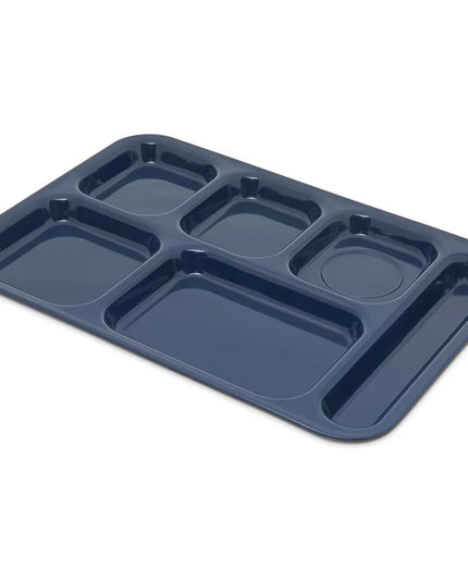 Khay Melamine Chữ Nhật Chia 6 Ngăn Carlisle 4398850 36.8 cm x 25.4 cm Màu Xanh Đậm