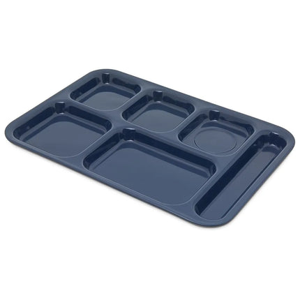 Khay Melamine Chữ Nhật Chia 6 Ngăn Carlisle 4398850 36.8 cm x 25.4 cm Màu Xanh Đậm