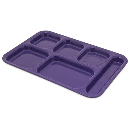 Khay Melamine Chữ Nhật Chia 6 Ngăn Carlisle 4398887 36.8 cm x 25.4 cm Màu Tím