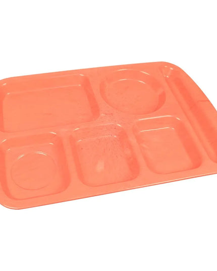 Khay Melamine Chữ Nhật Chia 6 Ngăn Carlisle 586500 36.8 cm x 25.4 cm Màu Variegated