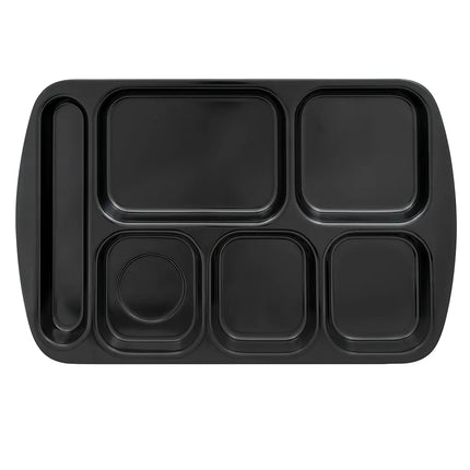 Khay Melamine Chữ Nhật GET TR-151-BK 6 Ngăn 39.4 x 25.4 cm Màu Đen