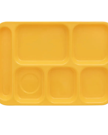 Khay Melamine Chữ Nhật GET TR-151-BY 6 Ngăn 39.4 x 25.1 cm Màu Vàng Sáng