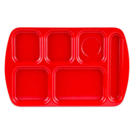 Khay Melamine Chữ Nhật GET TR-151-R 6 Ngăn 39.4 x 25.1 cm Màu Đỏ