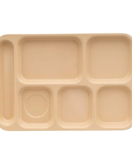 Khay Melamine Chữ Nhật GET TR-151-T 6 Ngăn 39.4 x 25.1 cm Màu Tan
