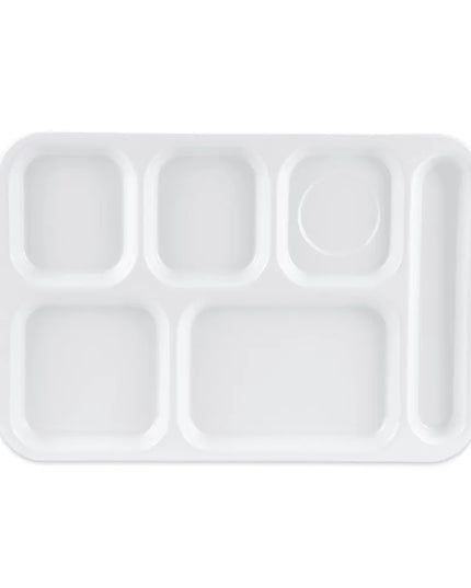 Khay Melamine Chữ Nhật GET TR-151-W 6 Ngăn 39.4 x 25.1 cm Màu Trắng