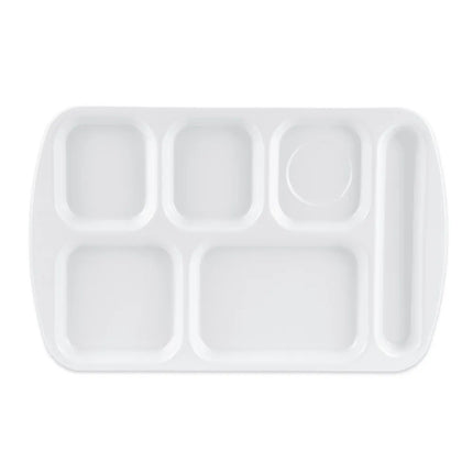 Khay Melamine Chữ Nhật GET TR-151-W 6 Ngăn 39.4 x 25.1 cm Màu Trắng