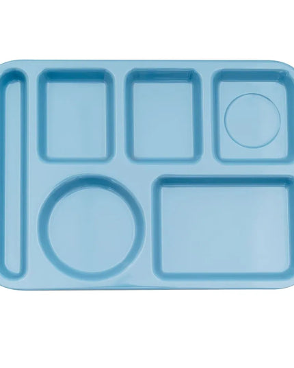 Khay Melamine Hình Chữ Nhật GET TL-151-FB 6 Ngăn, 37.5 x 24.1 cm, Xanh French
