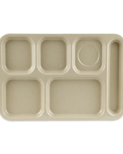 Khay Melamine Hình Chữ Nhật GET TR-151-S 6 Ngăn, 39.4 x 25.1 cm, Sandstone