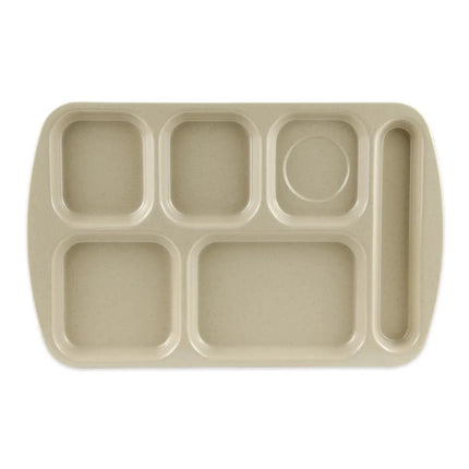 Khay Melamine Hình Chữ Nhật GET TR-151-S 6 Ngăn, 39.4 x 25.1 cm, Sandstone