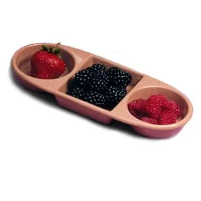 Khay Nhôm Đựng Nước Sốt/Gia Vị Bon Chef 9052S BLK 3 Ngăn, 9.5 x 23.5 cm, Đen