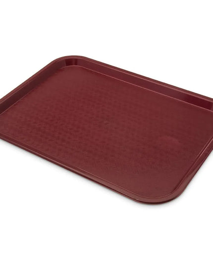 Khay Nhựa Căng Tin Carlisle 41.4 cm x 30.5 cm Đỏ Booc Đô (CT121661)