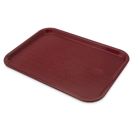 Khay Nhựa Căng Tin Carlisle 41.4 cm x 30.5 cm Đỏ Booc Đô (CT121661)