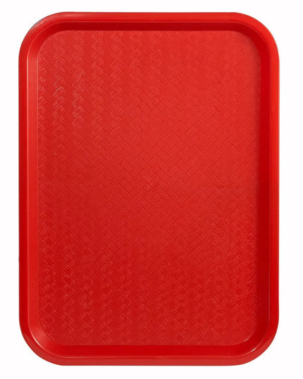 Khay Nhựa Căng Tin Winco FFT-1216R 40.6 cm x 30.5 cm Màu Đỏ