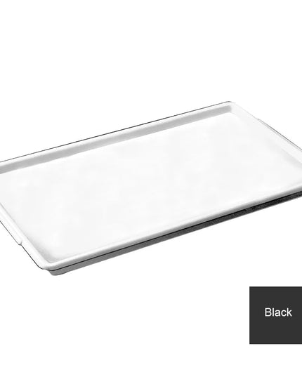 Khay Nhựa Channel D926-B - 22.9x66 cm, Nhựa Styrene, Màu Đen