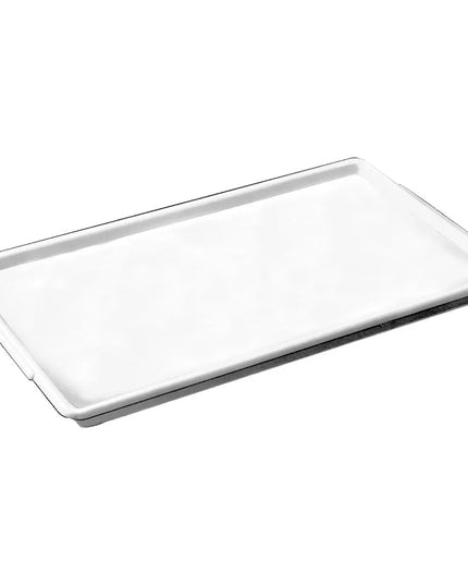 Khay Nhựa Channel P1218-W - 31.8x45.7 cm, Nhựa Styrene, Màu Trắng