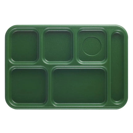Khay Nhựa Chữ Nhật Cambro 10146CW119 6 Ngăn 25.4 x 36.8 cm Xanh Sherwood