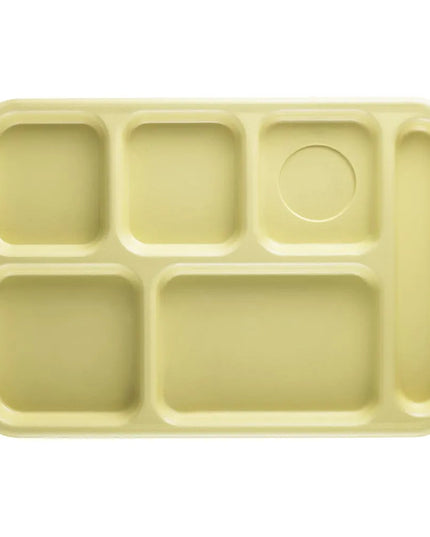 Khay Nhựa Chữ Nhật Cambro 10146CW145 6 Ngăn 25.4 x 36.8 cm Vàng