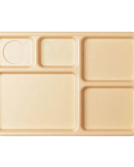 Khay Nhựa Chữ Nhật Cambro 14105CP161 5 Ngăn 27.1 x 35.2 cm Màu Tan