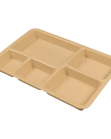 Khay Nhựa Chữ Nhật Cambro 1411CP161 5 Ngăn 36.5 x 26.8 cm Màu Tan