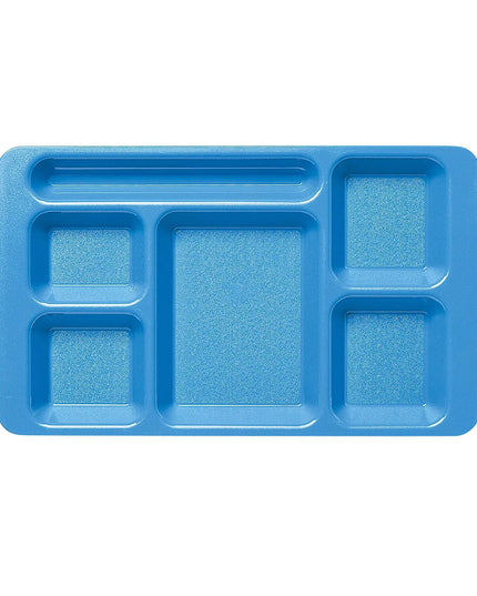 Khay Nhựa Chữ Nhật Cambro 1596CW168 6 Ngăn 22.9 x 38.1 cm Xanh Dương
