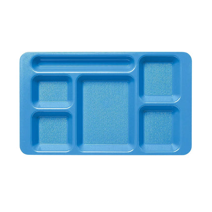 Khay Nhựa Chữ Nhật Cambro 1596CW168 6 Ngăn 22.9 x 38.1 cm Xanh Dương
