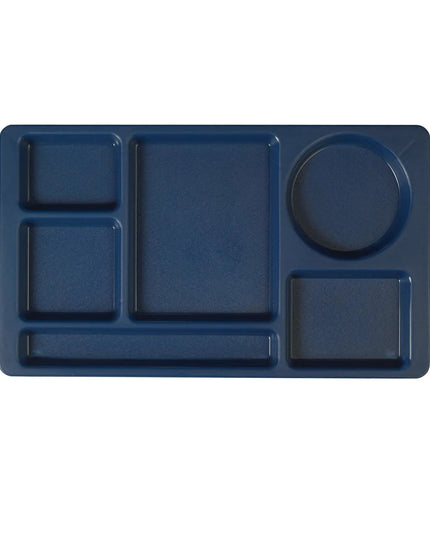 Khay Nhựa Chữ Nhật Cambro 915CP186 6 Ngăn 22.2 x 38.1 cm Màu Xanh Navy
