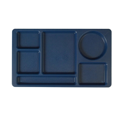 Khay Nhựa Chữ Nhật Cambro 915CP186 6 Ngăn 22.2 x 38.1 cm Màu Xanh Navy