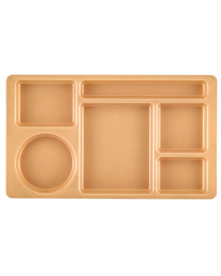 Khay Nhựa Chữ Nhật Cambro 915CW133 6 Ngăn 22.2 x 38.1 cm Be