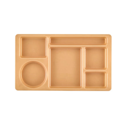 Khay Nhựa Chữ Nhật Cambro 915CW133 6 Ngăn 22.2 x 38.1 cm Be