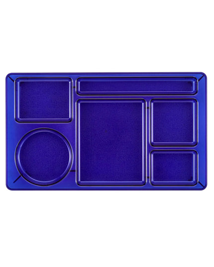 Khay Nhựa Chữ Nhật Cambro 915CW431 6 Ngăn 22.2 x 38.1 cm Xanh Trong Suốt