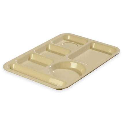 Khay Nhựa Chữ Nhật Carlisle 61425 6 Ngăn 35.2 x 25.1 cm Vàng Tan