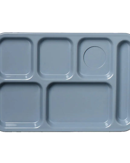 Khay Nhựa Chữ Nhật Carlisle 61459 6 Ngăn 35.2 x 25.1 cm Xanh Đá