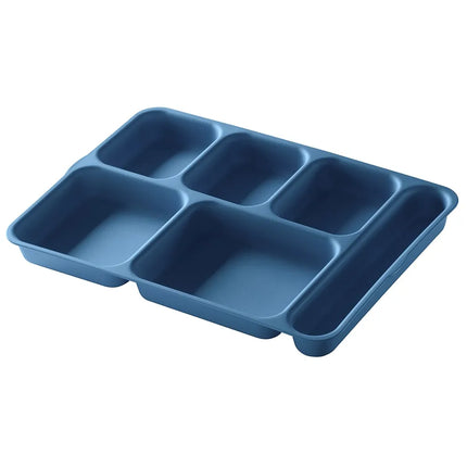 Khay Nhựa Chữ Nhật Chia 6 Ngăn Cambro 10146DCP414 25.2 cm x 35.4 cm Màu Xanh Mòng Két