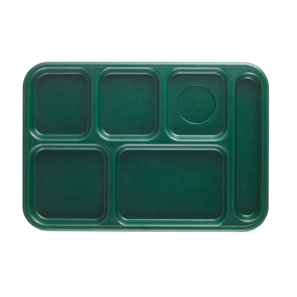 Khay Nhựa Chữ Nhật Chia 6 Ngăn Cambro BCT1014119 25.4 cm x 36.8 cm Màu Sherwood Green