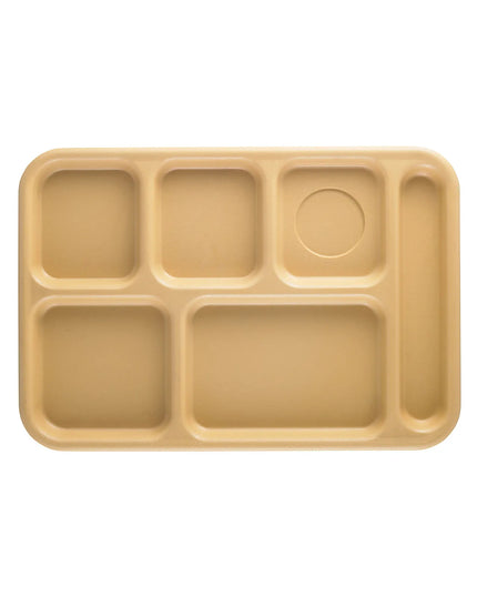 Khay Nhựa Chữ Nhật Chia 6 Ngăn Cambro BCT1014161 25.4 cm x 36.8 cm Màu Tan