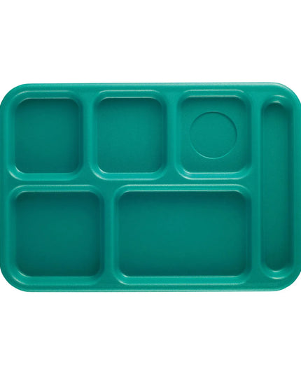 Khay Nhựa Chữ Nhật Chia 6 Ngăn Cambro BCT1014414 25.4 cm x 36.8 cm Màu Xanh Mòng Két