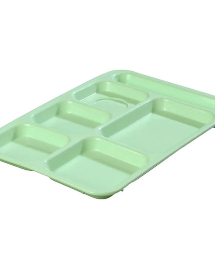 Khay Nhựa Chữ Nhật Chia 6 Ngăn Carlisle P614R09 36.5 cm x 25.4 cm Màu Xanh Lá