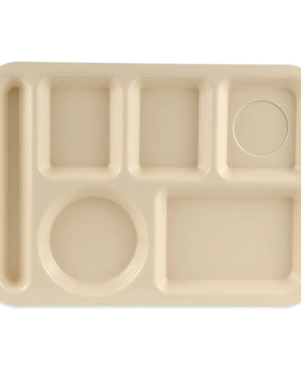 Khay Nhựa Chữ Nhật GET TL-153-T 6 Ngăn 35.6 x 25.4 cm Màu Tan